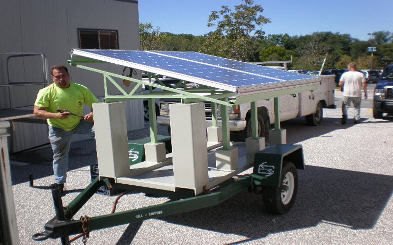 canopy mockup to ensure architecturally integrated solar aesthetics