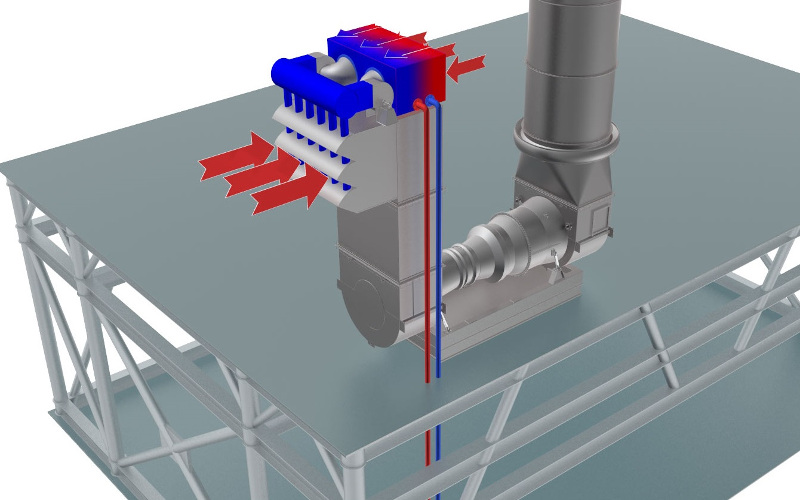 Turbine Inlet Cooling TIC Diagram Energy Services